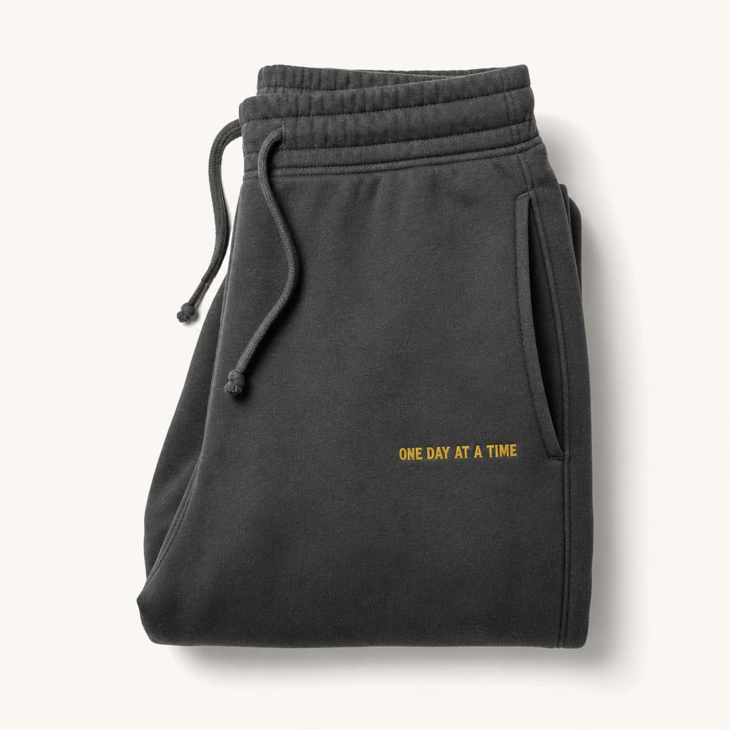 ONE DAY AT A TIME SWEATPANTS — ONE DAY AT A TIME